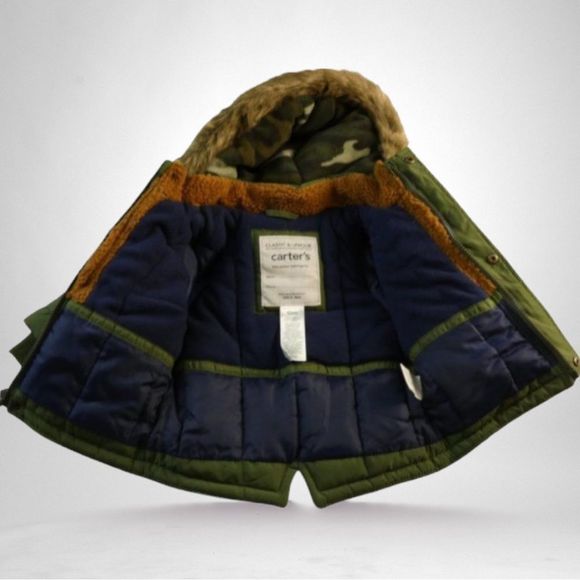 Carter's Heavyweight Hooded Parka 12 Months — Water Resistant - Picture 9 of 16